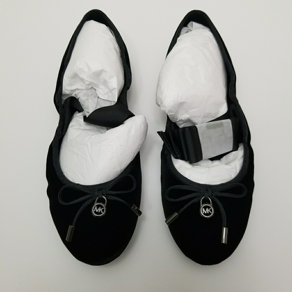 MICHAEL Michael Kors Myles Velvet Ballet Flats - Picture 4 of 8